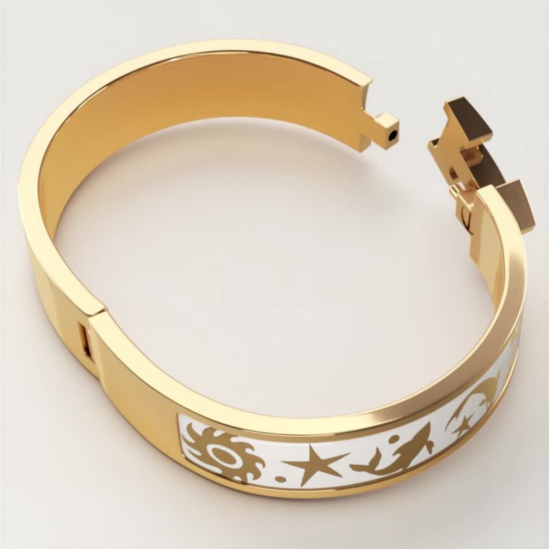 ◆HERMES◆ Clic Clac H Sous le Charme d'Orphee ブレスレット Clic H Sous le Charme d'Orphee bracelet | Hermès Canada